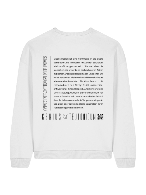 GENERATION SILBER - SWEATSHIRT - WEIß