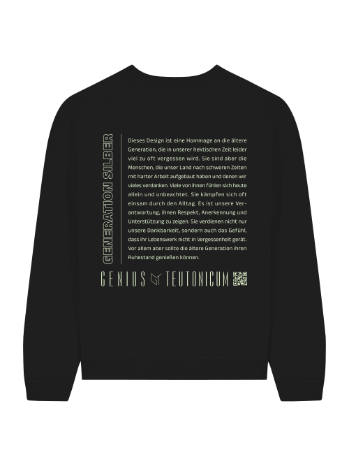 GENERATION SILBER - SWEATSHIRT - SCHWARZ