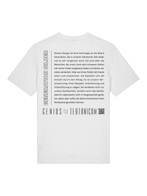 GENERATION SILBER - T-SHIRT - WEIß
