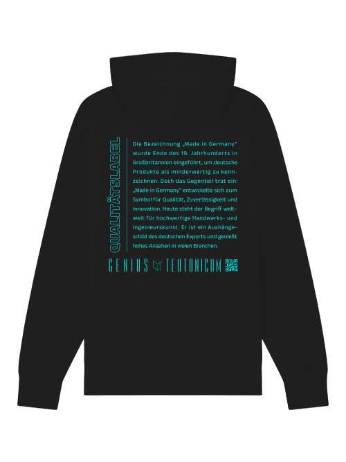 QUALITÄTSLABEL - HOODIE - SCHWARZ