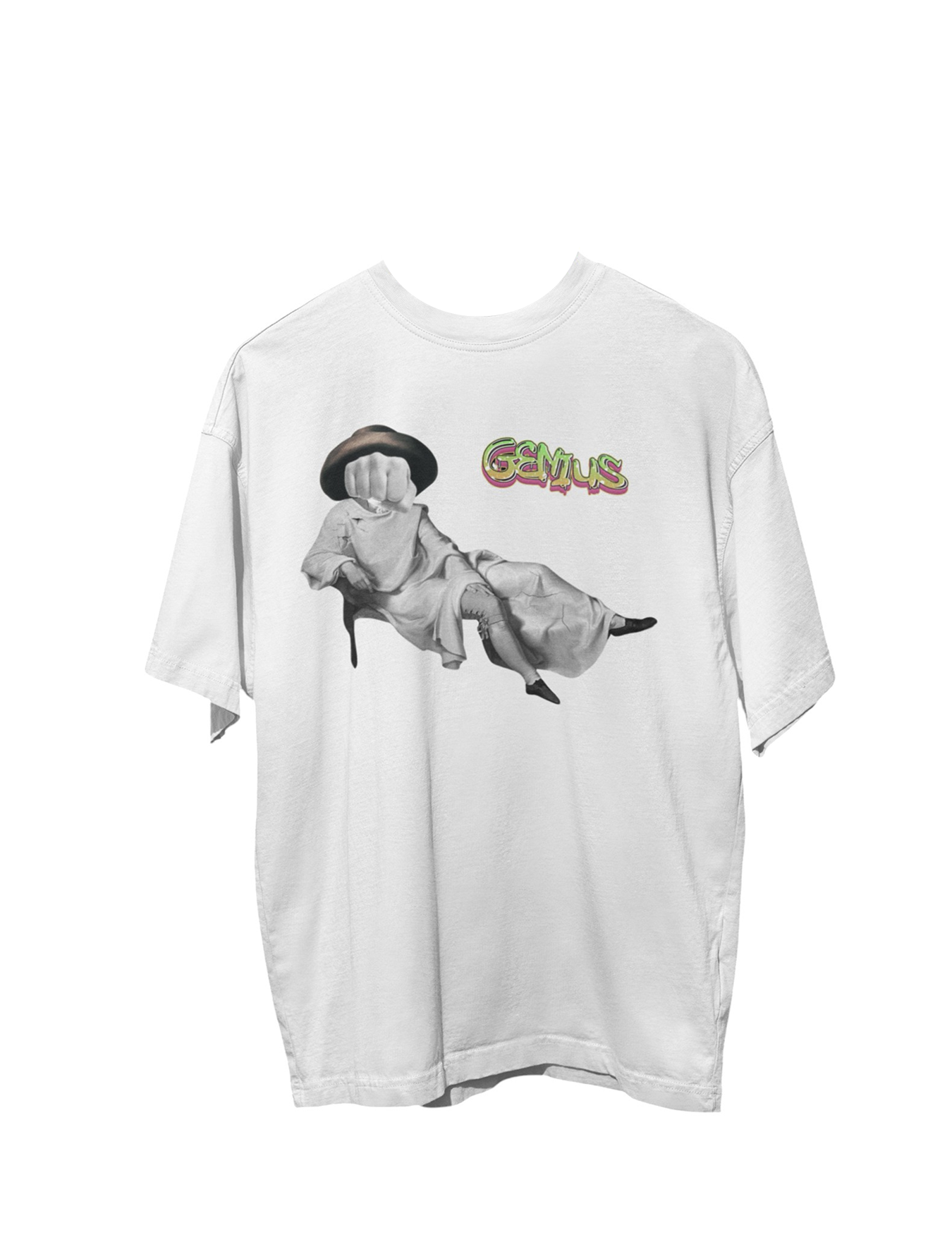 GOETHES FAUST - OVERSIZE - BEIGE & WEIß