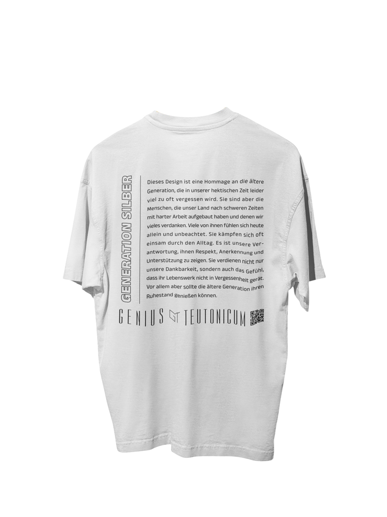 GENERATION SILBER - OVERSIZE - WEIß