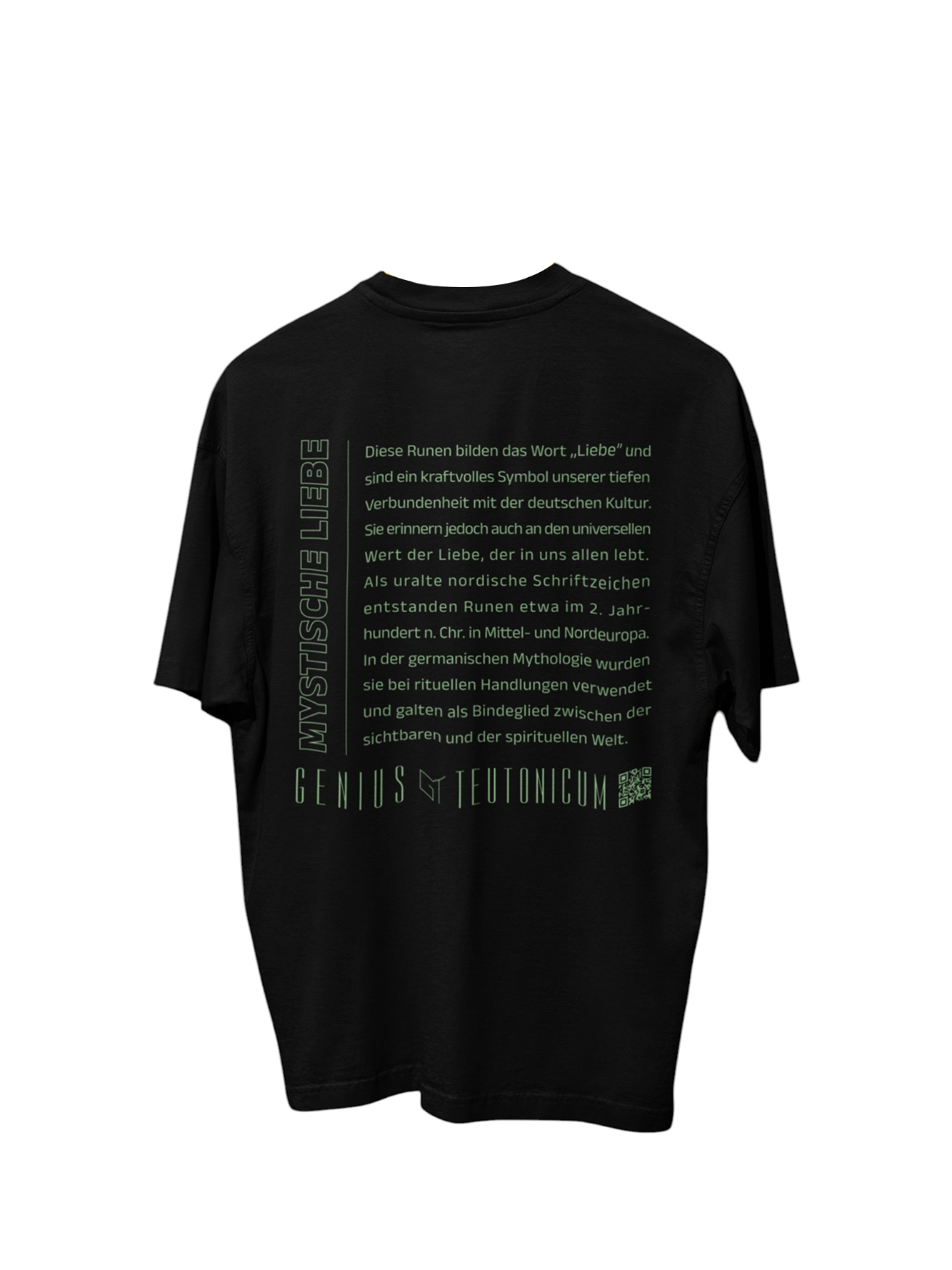 MYSTISCHE LIEBE - OVERSIZE - SCHWARZ & TIEFBLAU