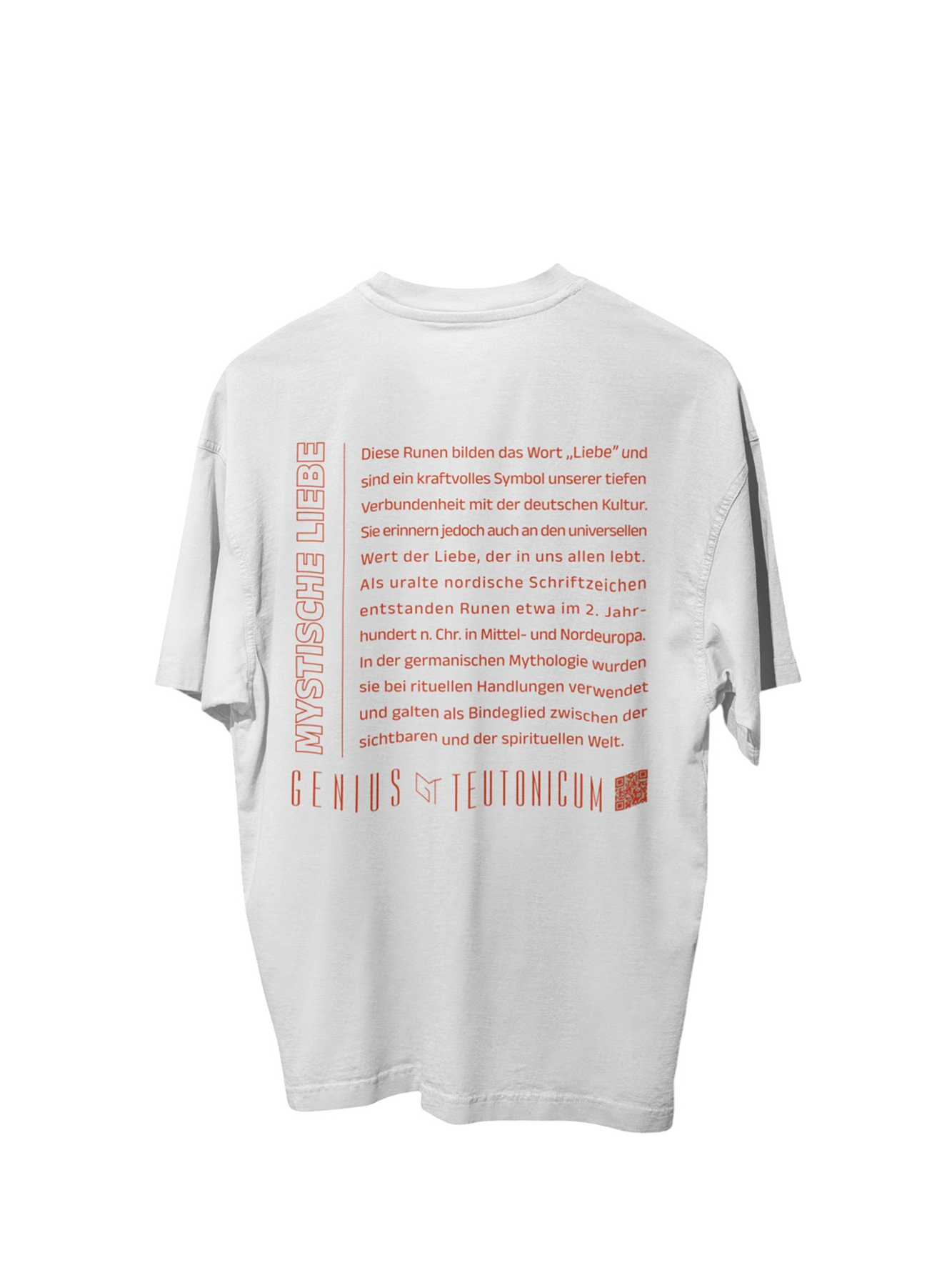 MYSTISCHE LIEBE - OVERSIZE - WEIß