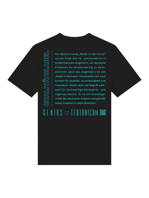 QUALITÄTSLABEL - T-SHIRT - SCHWARZ