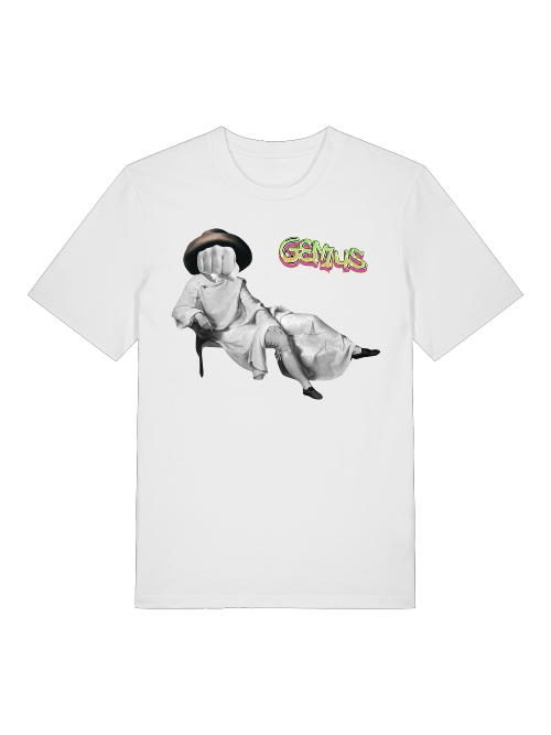 GOETHES FAUST - T-SHIRT - ECO, GRAUMELIERT, WEIß