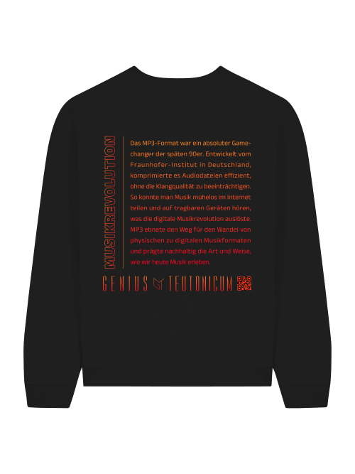 MUSIKREVOLUTION - SWEATSHIRT - SCHWARZ