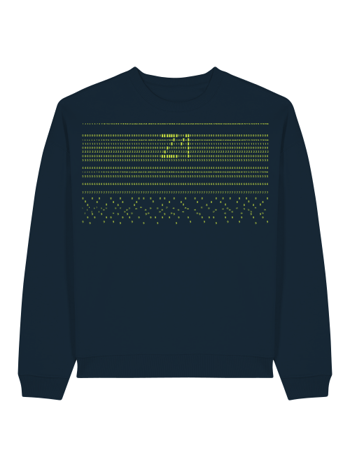 Z1 - SWEATSHIRT - SCHWARZ & TIEFBLAU