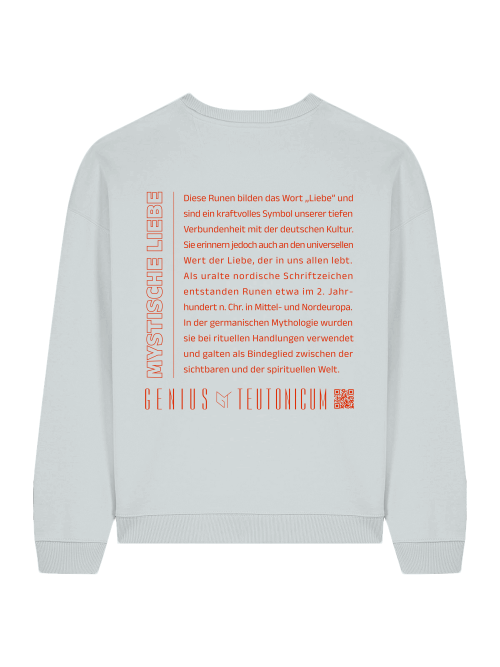 MYSTISCHE LIEBE - SWEATSHIRT - EISBLAU