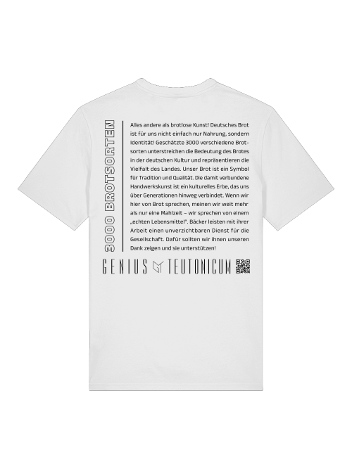 3000 BROTSORTEN - T-SHIRT - WEIß