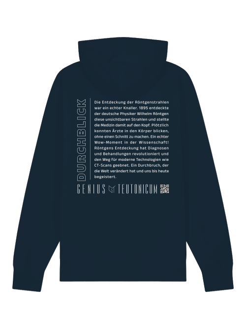 DURCHBLICK - HOODIE - SCHWARZ & NAVY