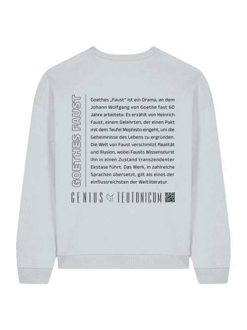 GOETHES FAUST - SWEATSHIRT - EISBLAU