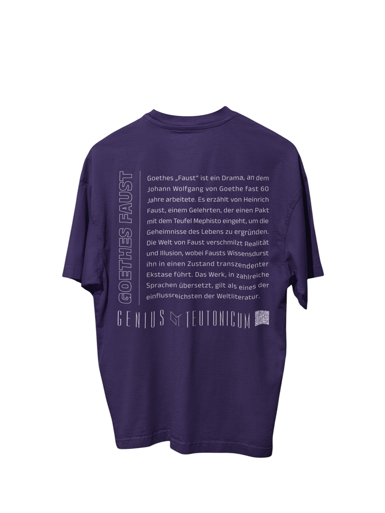 GOETHES FAUST - OVERSIZE - SCHWARZ & LILA