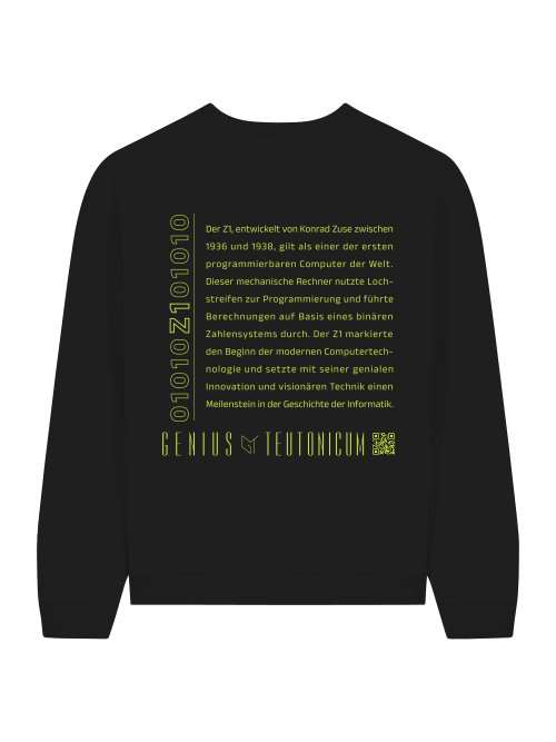 Z1 - SWEATSHIRT - SCHWARZ & TIEFBLAU