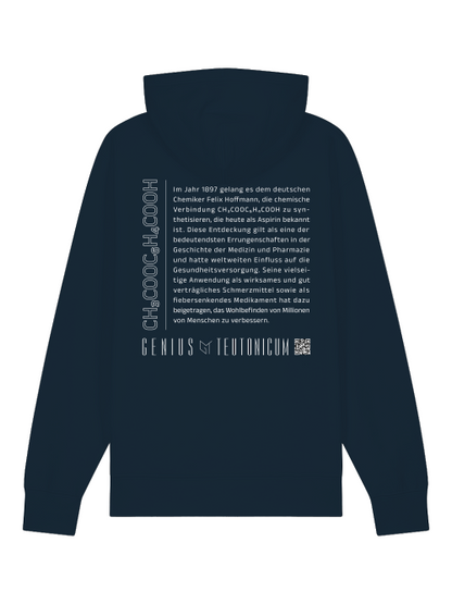 ASPIRIN  - HOODIE - SCHWARZ & TIEFBLAU