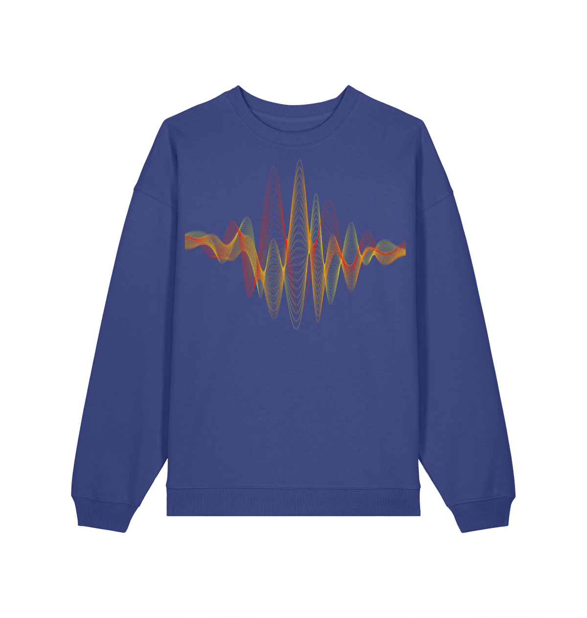 Musikrevolution Sweatshirt Rauchblau – Vorderansicht – Genius Teutonicum