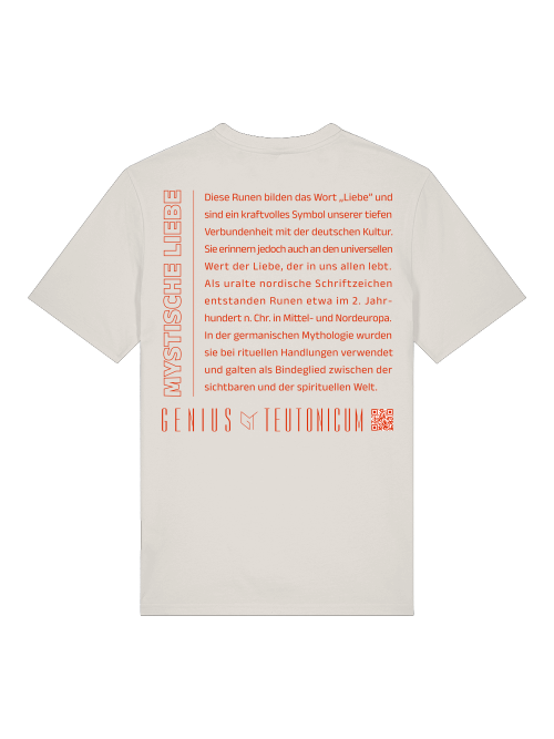 MYSTISCHE LIEBE - T-SHIRT - ECO & WEIß