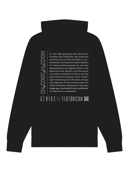 ASPIRIN  - HOODIE - SCHWARZ & TIEFBLAU