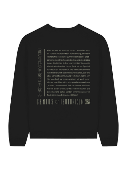 3000 BROTSORTEN - SWEATSHIRT - SCHWARZ & TIEFBLAU