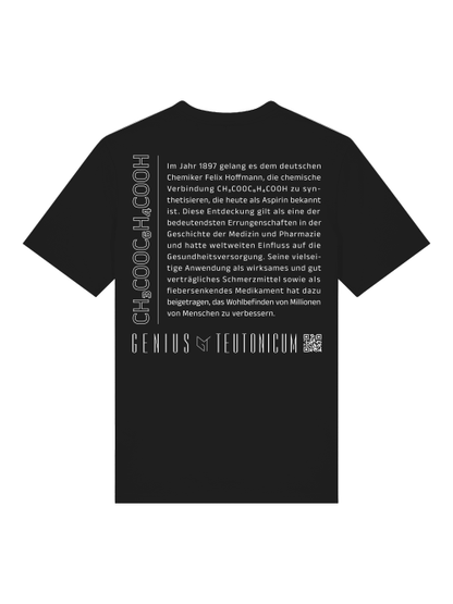 ASPIRIN - T-SHIRT - SCHWARZ & TIEFBLAU