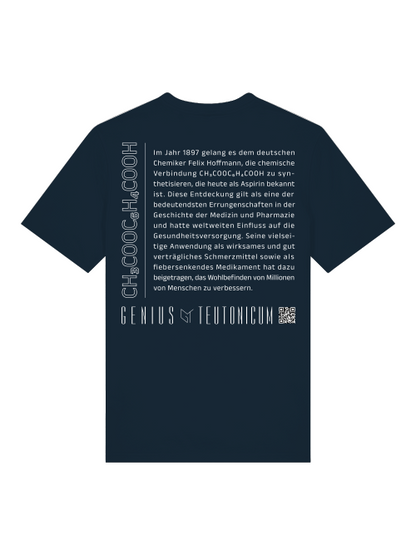 ASPIRIN - T-SHIRT - SCHWARZ & TIEFBLAU
