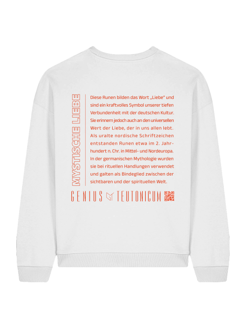 MYSTISCHE LIEBE - SWEATSHIRT - WEIß