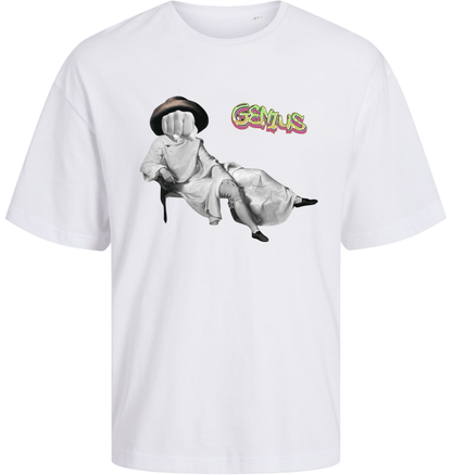 Goethes Faust Oversize T-Shirt Weiß – Vorderansicht – Genius Teutonicum