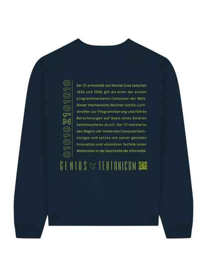 Z1 - SWEATSHIRT - SCHWARZ & TIEFBLAU