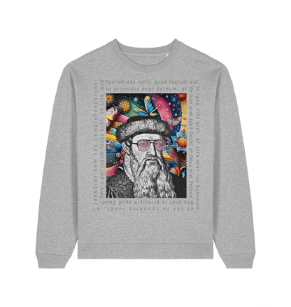 Jo Gutenberg Sweatshirt Grau meliert – Vorderansicht – Genius Teutonicum