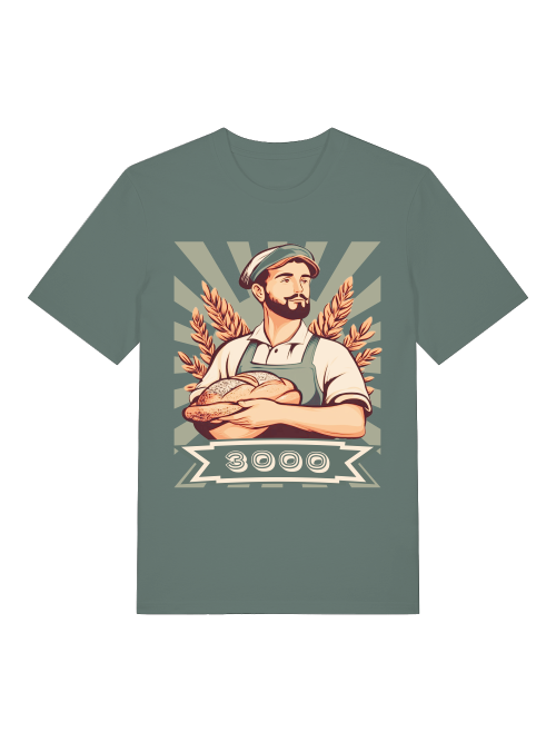 3000 BROTSORTEN - T-SHIRT - GRÜN