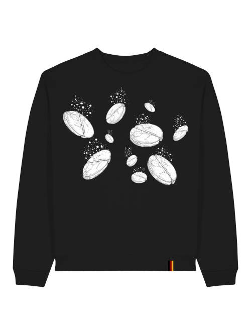 ASPIRIN  - SWEATSHIRT - SCHWARZ & TIEFBLAU