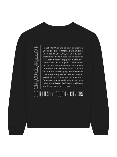 ASPIRIN  - SWEATSHIRT - SCHWARZ & TIEFBLAU