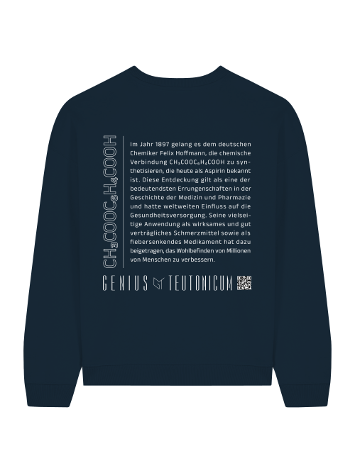 ASPIRIN  - SWEATSHIRT - SCHWARZ & TIEFBLAU