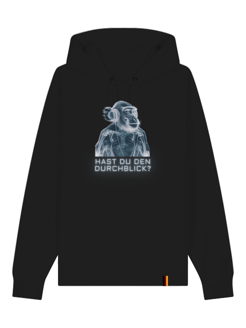DURCHBLICK - HOODIE - SCHWARZ & NAVY