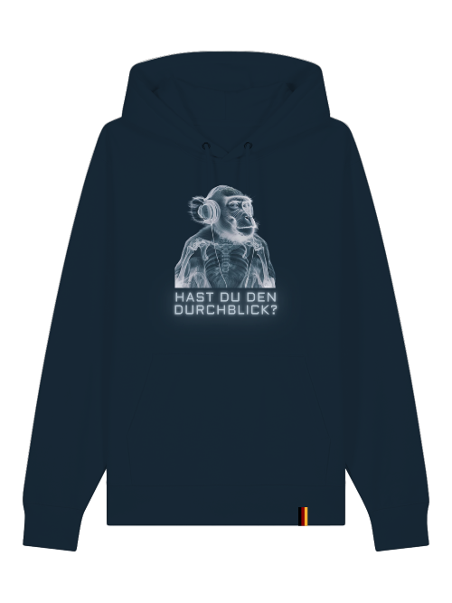 DURCHBLICK - HOODIE - SCHWARZ & NAVY