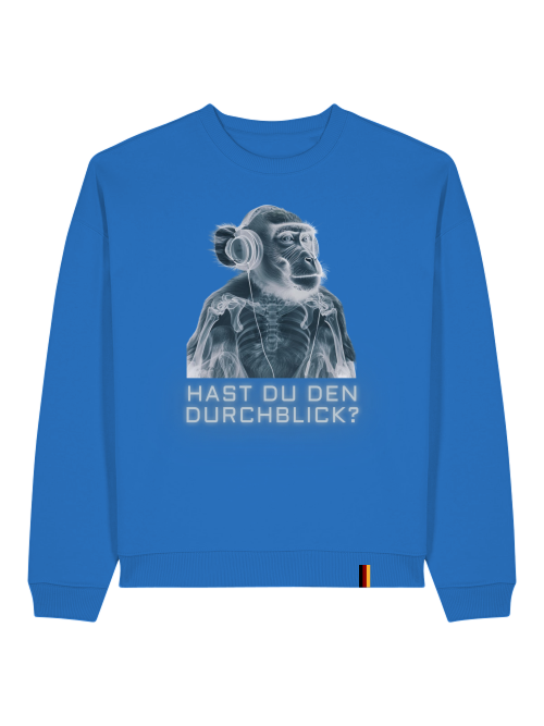 DURCHBLICK - SWEATSHIRT - BLAU