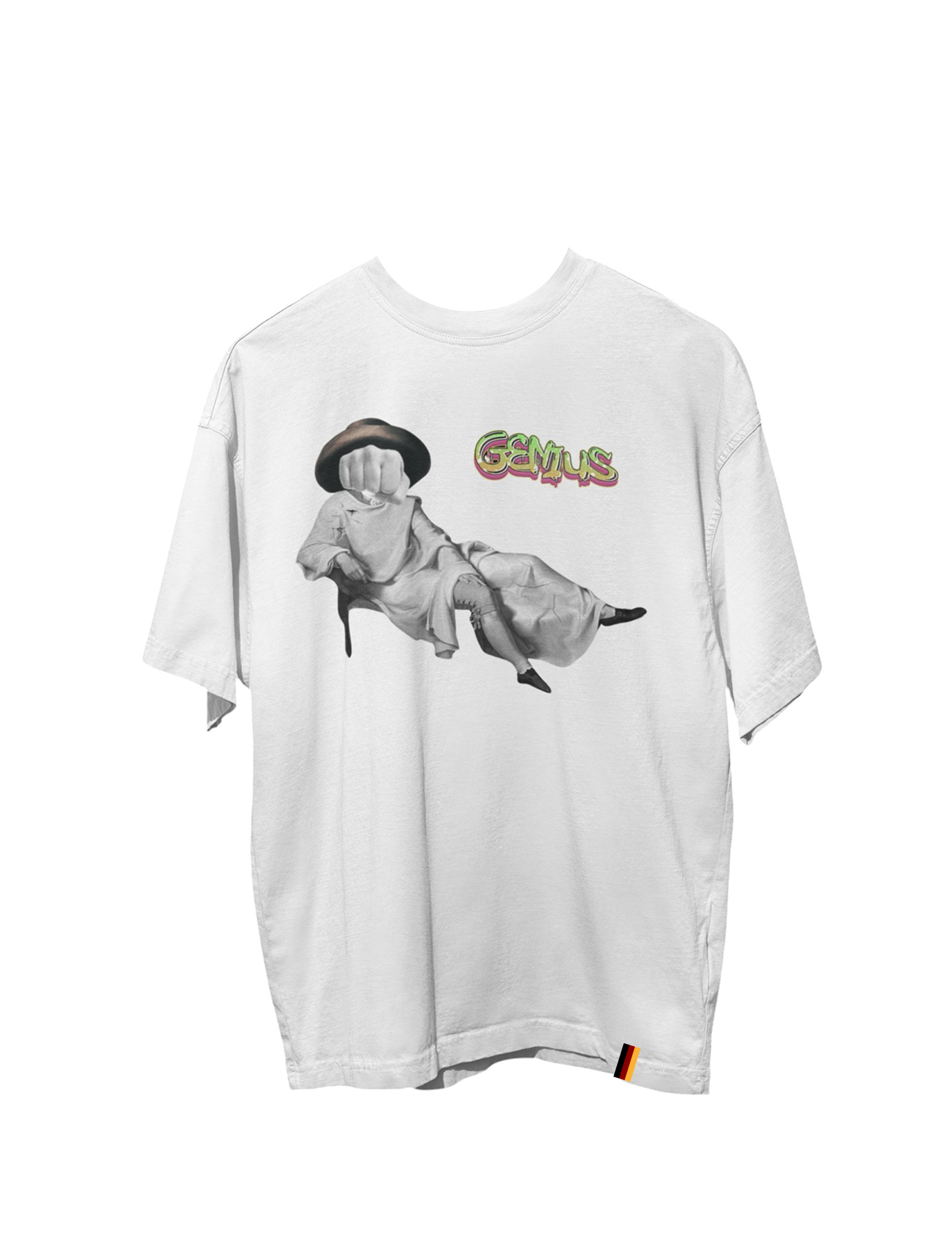 GOETHES FAUST - OVERSIZE - BEIGE & WEIß
