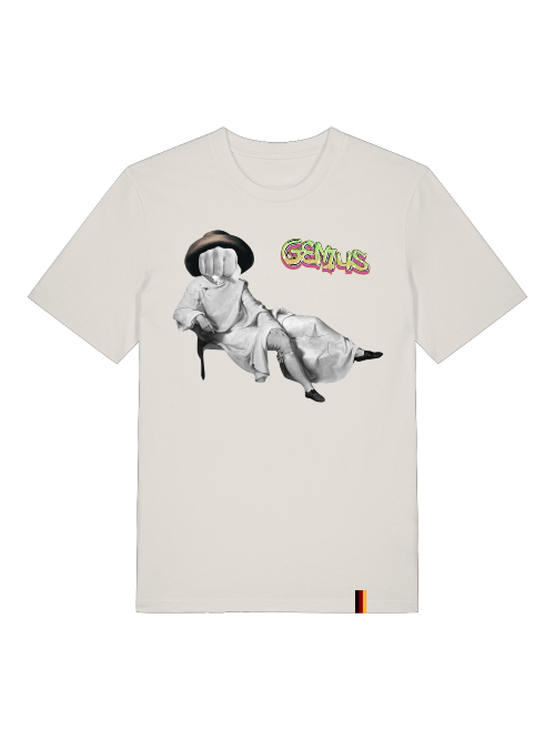 GOETHES FAUST - T-SHIRT - ECO, GRAUMELIERT, WEIß