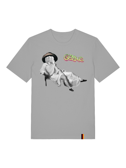 GOETHES FAUST - T-SHIRT - ECO, GRAUMELIERT, WEIß