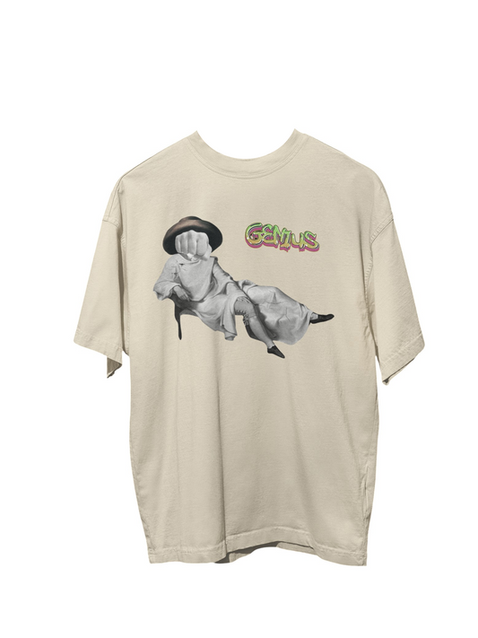 GOETHES FAUST - OVERSIZE - BEIGE & WEIß
