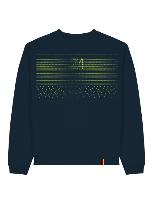 Z1 - SWEATSHIRT - SCHWARZ & TIEFBLAU
