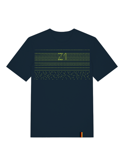 Z1 - T-SHIRT - SCHWARZ & TIEFBLAU
