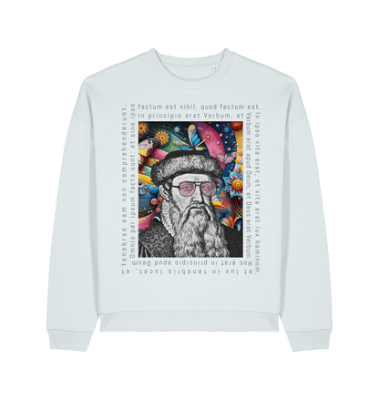 Jo Gutenberg Sweatshirt Eisblau – Vorderansicht – Genius Teutonicum