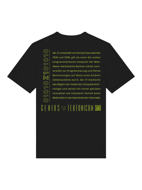 Z1 - T-SHIRT - SCHWARZ & TIEFBLAU