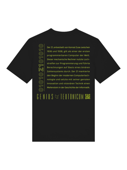 Z1 - T-SHIRT - SCHWARZ & TIEFBLAU