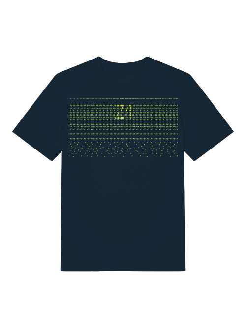 Z1 - T-SHIRT - SCHWARZ & TIEFBLAU
