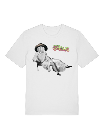 GOETHES FAUST - T-SHIRT - ECO, GRAUMELIERT, WEIß