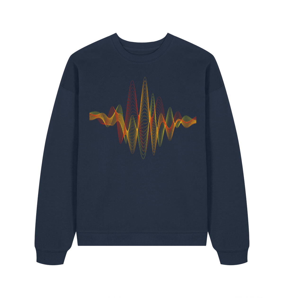 Musikrevolution Sweatshirt Marineblau – Vorderansicht – Genius Teutonicum