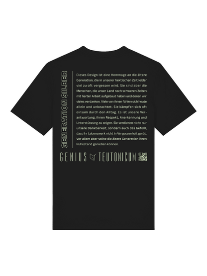 GENERATION SILBER - T-SHIRT - SCHWARZ