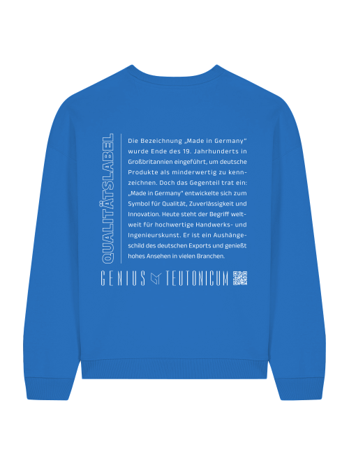 QUALITÄTSLABEL - SWEATSHIRT - BLAU